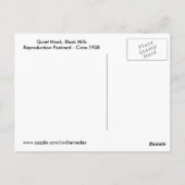 Carte Postale Vintage Black Hills (Dos)