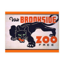 Carte postale vintage Black Panther
