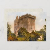 Carte Postale Vintage Blarney Castle Irlande (Devant / Derrière)