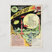 Carte Postale vintage Blast Off Game (Devant)