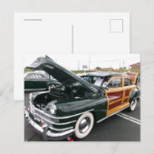 Carte Postale Vintage boisé (Devant / Derrière)