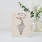 Carte postale vintage Bonne année (Debout devant)