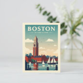 Carte Postale Vintage Boston (Debout devant)