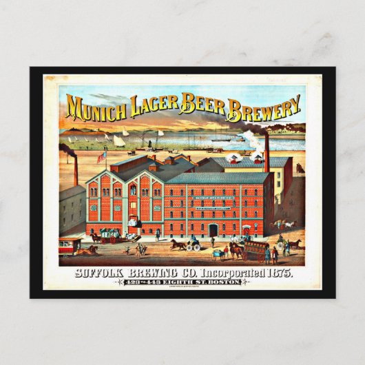 Carte postale Vintage Boston Art-11 (Devant)