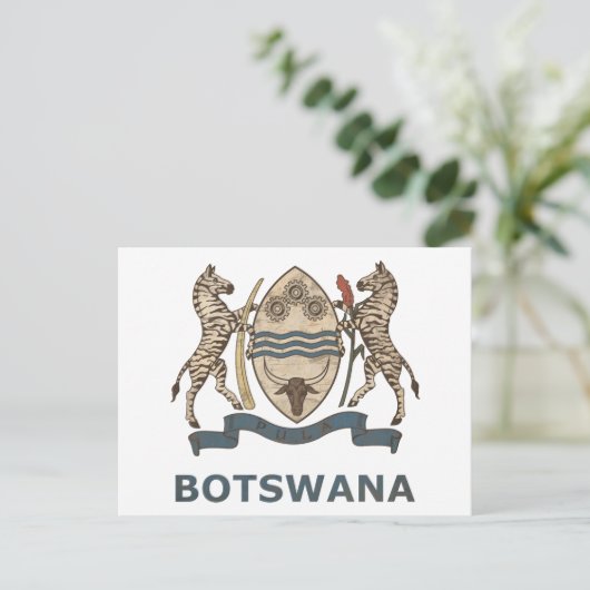 Carte Postale Vintage Botswana (Debout devant)