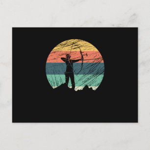 Carte Postale Vintage Bowman Retro Archery ow Arrow Archer Cadea
