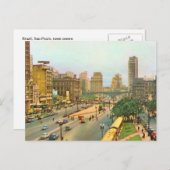 Carte Postale Vintage Brazil, Sao Paulo (Devant / Derrière)
