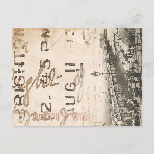 Carte postale vintage Brighton Pier (Devant)