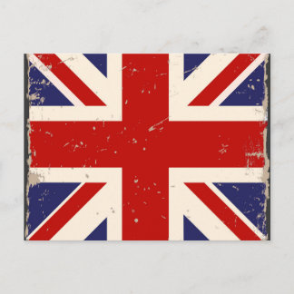 Carte postale vintage British Flag