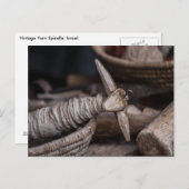 Carte Postale Vintage broche à fil (Devant / Derrière)