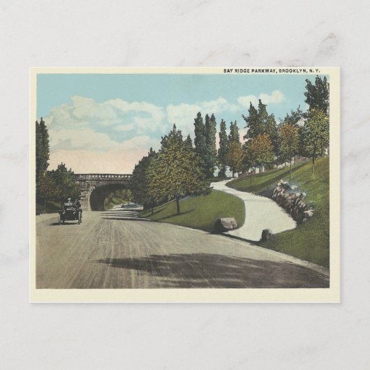 Carte Postale Vintage Brooklyn New York (Devant)