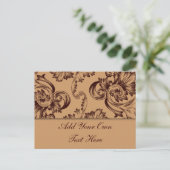 Carte Postale Vintage (Brown foncé) (Debout devant)