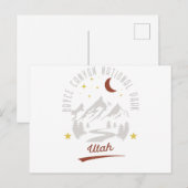 Carte Postale Vintage Bryce Canyon National Park Utah (Devant / Derrière)