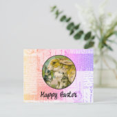 Carte postale vintage Bunnies Pâques (Debout devant)