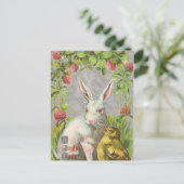 Carte postale vintage Bunny Pâques (Debout devant)