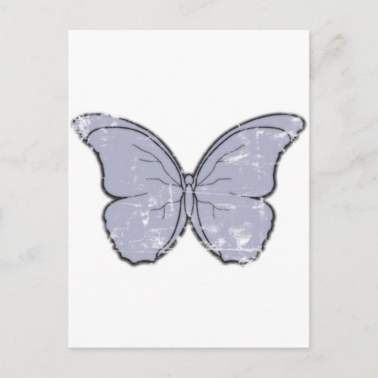 Carte Postale Vintage Butterfly (Devant)