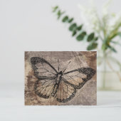 Carte Postale Vintage Butterfly (Debout devant)