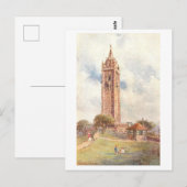 Carte Postale Vintage Cabot Tower, Bristol (Devant / Derrière)