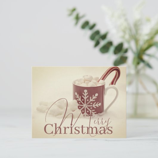 Carte Postale Vintage cacao Joyer Noël (Debout devant)