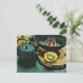 Carte Postale Vintage cadeau sushi (Debout devant)