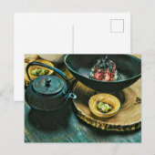 Carte Postale Vintage cadeau sushi (Devant / Derrière)