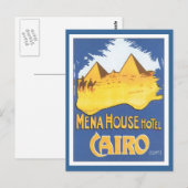 Carte Postale Vintage Caire Egypte (Devant / Derrière)