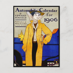 Carte postale : Vintage - Calendrier automatique -