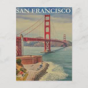 Carte postale Vintage California San Francisco