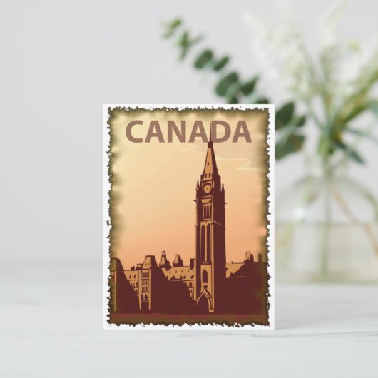 Carte Postale Vintage Canada (Debout devant)