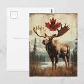 Carte Postale Vintage Canada (Devant / Derrière)