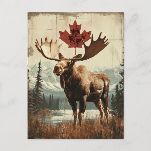 Carte Postale Vintage Canada (Devant)