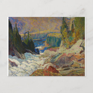 Carte Postale Vintage Canadien J. E. Jackson Waterfall Painting