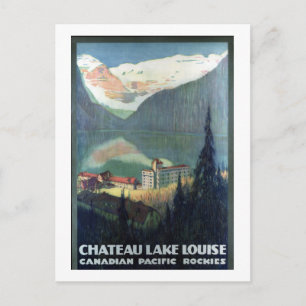 Carte Postale Vintage Canadien Pacifique Rockies Lake Louise