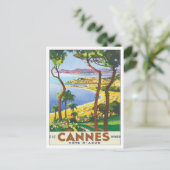 Carte Postale Vintage Cannes Côte d'azur (Debout devant)