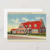 Carte Postale Vintage, Cape Cod, Massachusetts (Devant / Derrière)