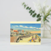Carte postale vintage Cape May Beach et Boardwalk (Debout devant)