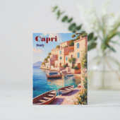 Carte postale vintage Capri Italie - Retro Medite (Debout devant)