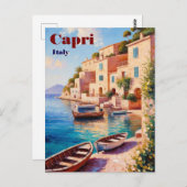 Carte postale vintage Capri Italie - Retro Medite (Devant / Derrière)