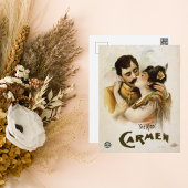 Carte Postale Vintage Carmen The Kiss