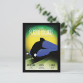 Carte postale vintage carte postale de l'enregistr (Debout devant)