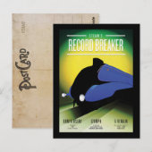 Carte postale vintage carte postale de l'enregistr (Devant / Derrière)