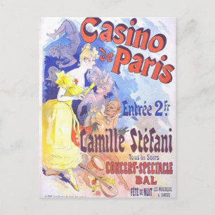 Carte postale Vintage Casino de Paris