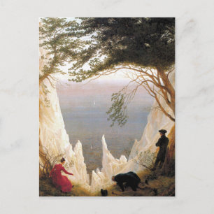 Carte Postale Vintage Caspar Friedrich Chalk Cliffs at Ruegen