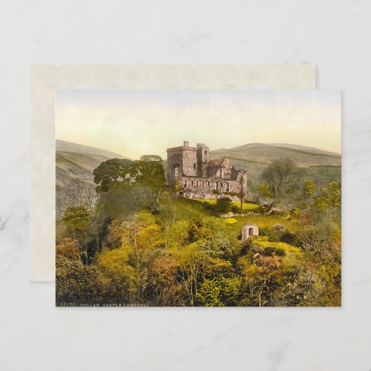 Carte Postale Vintage Castle Campbell Écosse (Devant / Derrière)