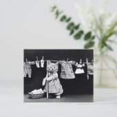 Carte Postale Vintage Cat Hanging (Debout devant)