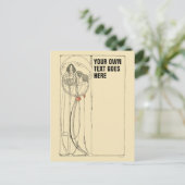 Carte Postale Vintage Charles Rennie Mackintosh Modèle (Debout devant)