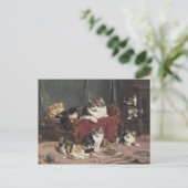 Carte Postale Vintage Charles Van den Eycken (Debout devant)