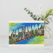 Carte postale Vintage Chattanooga (Debout devant)