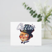 Carte Postale Vintage Cheerio Top Hat Guy (Debout devant)