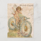 Carte postale vintage cherub Valentine (Devant)